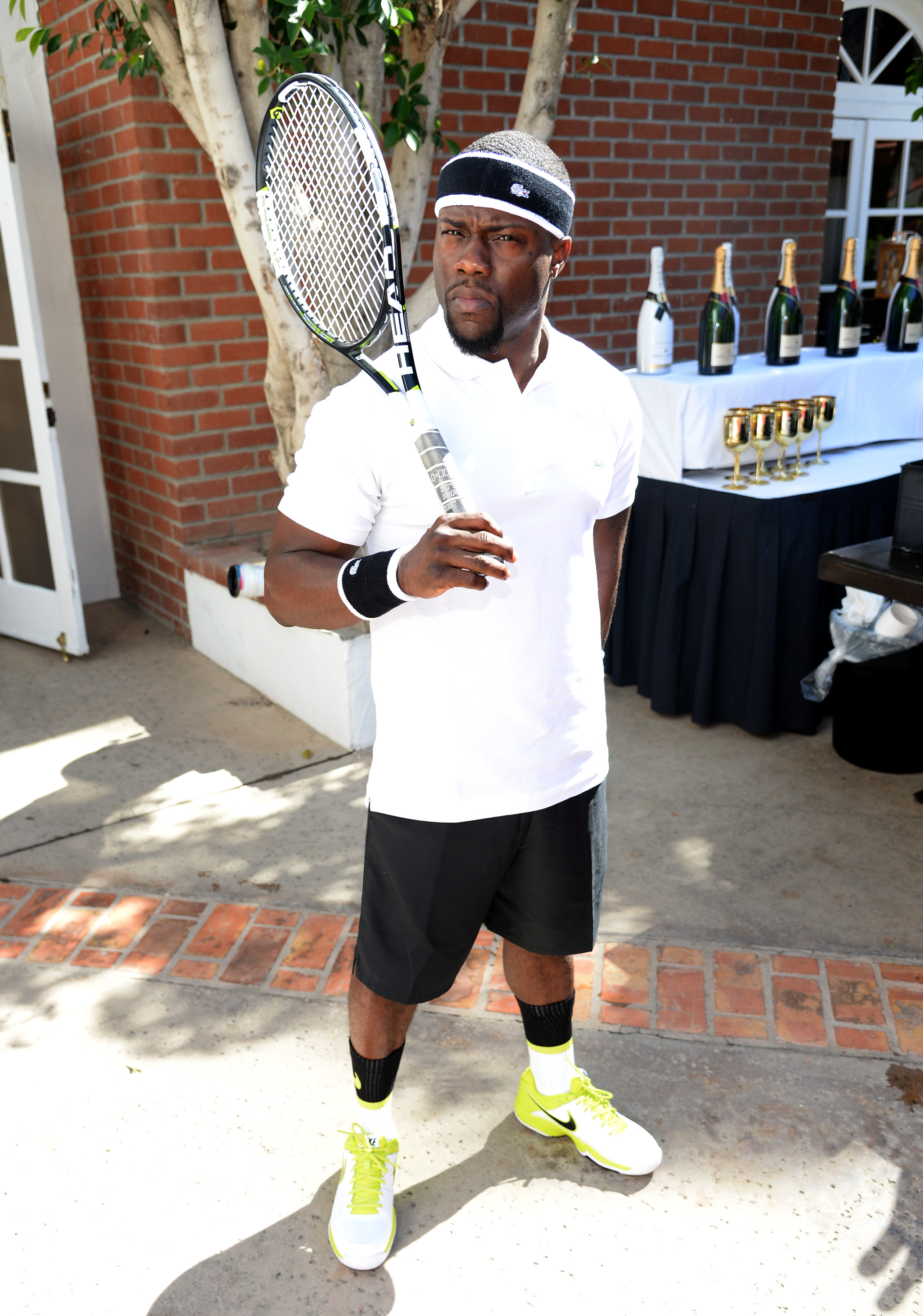 Comedian Kevin Hart celebrates with Moet & Chandon at the 11th annual Desert Smash at La Quinta Resort and Club
