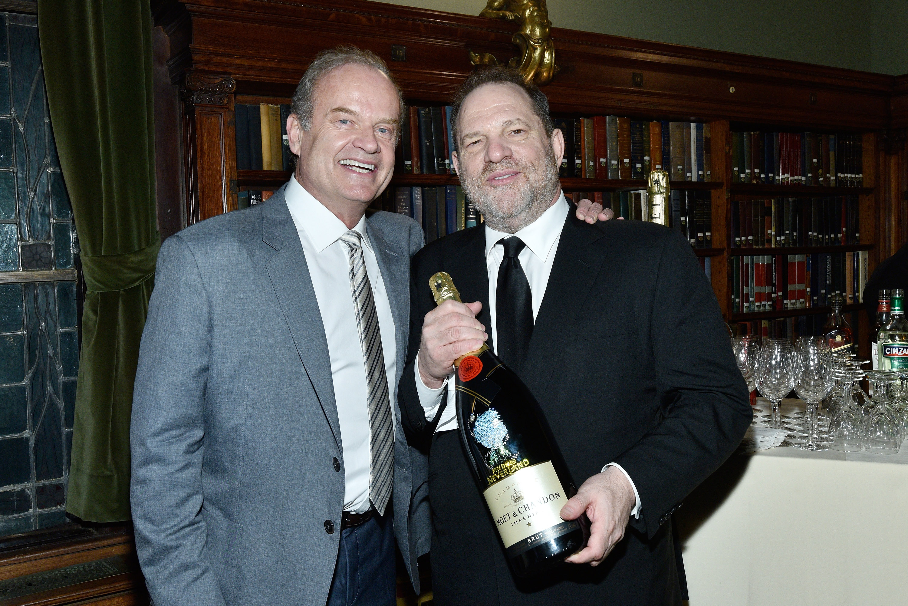Actor Kelsey Grammer and producer Harvey Weinstein