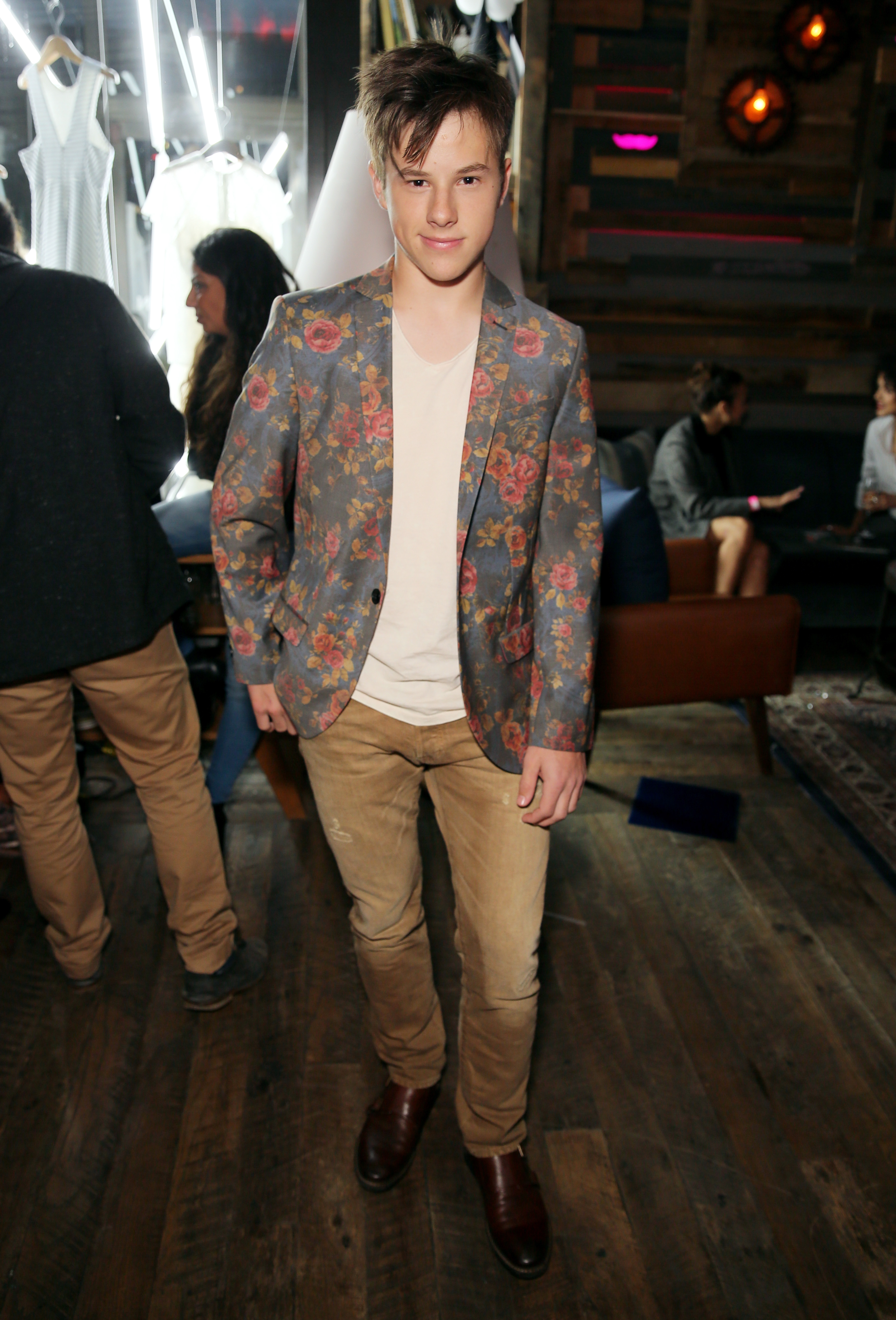 WEST HOLLYWOOD, CA - MAY 07:  Actor Nolan Gould attends the NYLON Young Hollywood Party presented by BCBGeneration at HYDE Sunset: Kitchen + Cocktails on May 7, 2015 in West Hollywood, California.  (Photo by Chelsea Lauren/Getty Images for NYLON)