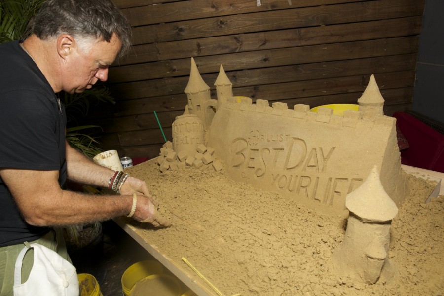 Sand Castle Artist at Delancey_Photo Credit Thrillist