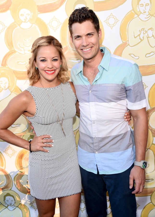 LOS ANGELES, CA - JULY 22:  Actors Amy Paffrath (L) and Drew Seeley attend the Wanderlust Hollywood Grand Opening on July 22, 2015 in Los Angeles, California.  (Photo by Michael Buckner/Getty Images for EFG)