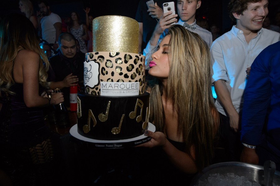 Ally Brooke of 5th Harmony celebrates her 22nd birthday at Marquee Nightclub Las Vegas, located in the Cosmopolitan of Las Vegas on July 6, 2015 in Las Vegas, NV. (Photo by Al Powers/Powers Imagery/Invision/AP)