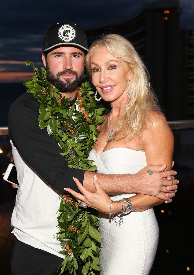 HONOLULU, HI - AUGUST 28: Celebrity DJ Brody Jenner and actress Linda Thompson attend the Grand Opening of SKY Waikiki on August 28, 2015 in Honolulu, Hawaii. (Photo by Jesse Grant/Getty Images for Sky Waikiki) *** Local Caption *** Brody Jenner; Linda Thompson