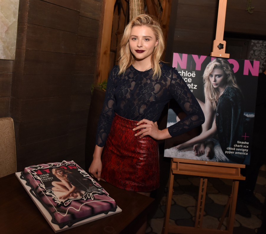 LOS ANGELES, CA - DECEMBER 08:  Actress Chloe Grace Moretz attends NYLON Celebrates Chloe Grace Moretz's December/January Cover at Toca Madera on December 8, 2015 in Los Angeles, California.  (Photo by Vivien Killilea/Getty Images for NYLON)