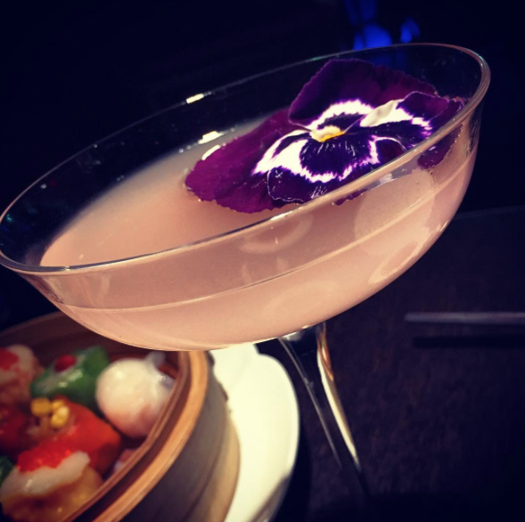The Floating Goddess Cocktail at Hakkasan NYC
