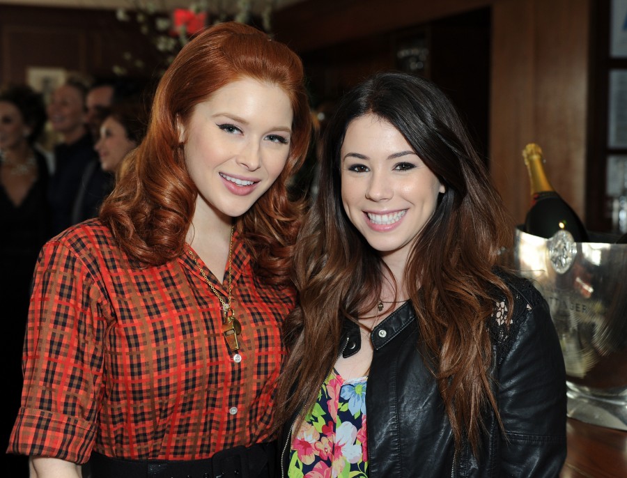 WEST HOLLYWOOD, CA - JANUARY 29: Renne Olstead (L) and Jillian Rose Reed attend the Champagne Taittinger & ANGELENO Celebrate Entrepreneurial Women In Hollywood at Sunset Tower Hotel on January 29, 2016 in West Hollywood, California. (Photo by Joshua Blanchard/Getty Images for ANGELENO/Modern Luxury)