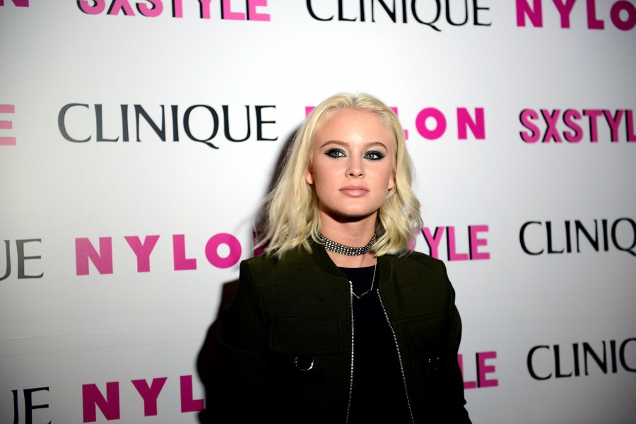 "AUSTIN, TX - MARCH 12: NYLON and Clinique Celebrate in SXStyle with Zara Larsson at Cheer Up Charlie's on March 12, 2016 in Austin, Texas. (Photo by Sasha Haagensen/Getty Images for NYLON)"