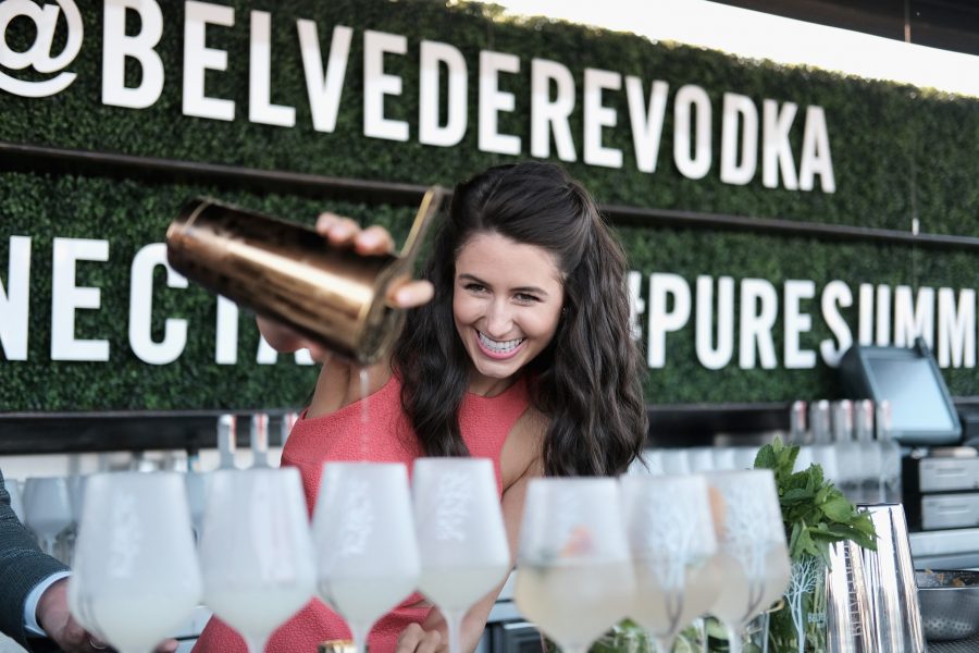 "WEST HOLLYWOOD, CA - APRIL 13: Chef Chloe Coscarelli attends Belvedere Vodka & Chloe Coscarelli Peach Nectar Garden Party at E.P. & L.P. on April 13, 2016 in West Hollywood, California. (Photo by Chris Weeks/Getty Images for Mission Media)"