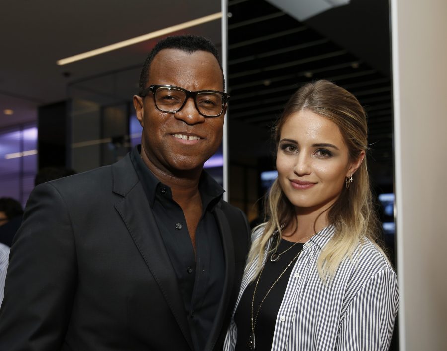 NEW YORK, NY - JUNE 08: Academy Award Winning Writer Geoffrey Fletcher and Actress Dianna Agron attends Conde Nast Traveler Celebrates "Shorties" With Moet & Chandon Imperial Minis at Cadillac House on June 8, 2016 in New York City. (Photo by Brian Ach/Getty Images for Moet & Chandon)