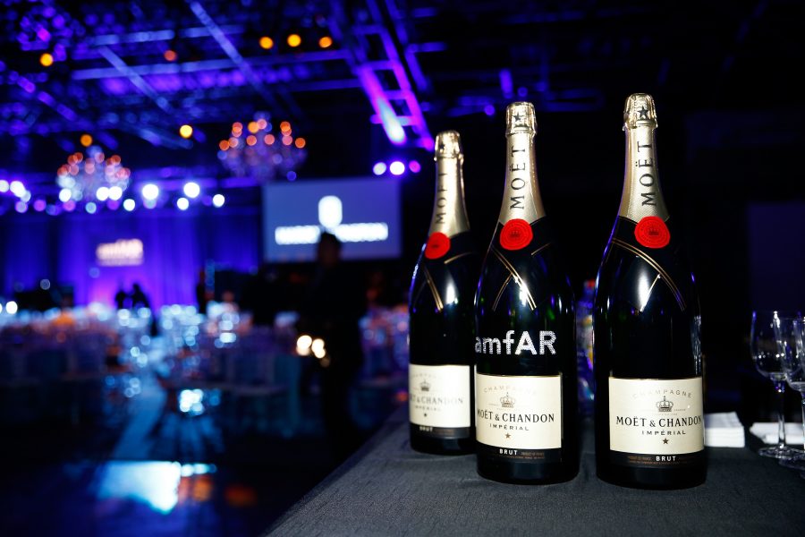 NEW YORK, NY - JUNE 09: Moet products on distplay during Moet & Chandon's toast to the amfAR Inspiration Gala In New York City on June 8, 2016 in New York City. (Photo by Brian Ach/Getty Images for Moet & Chandon)