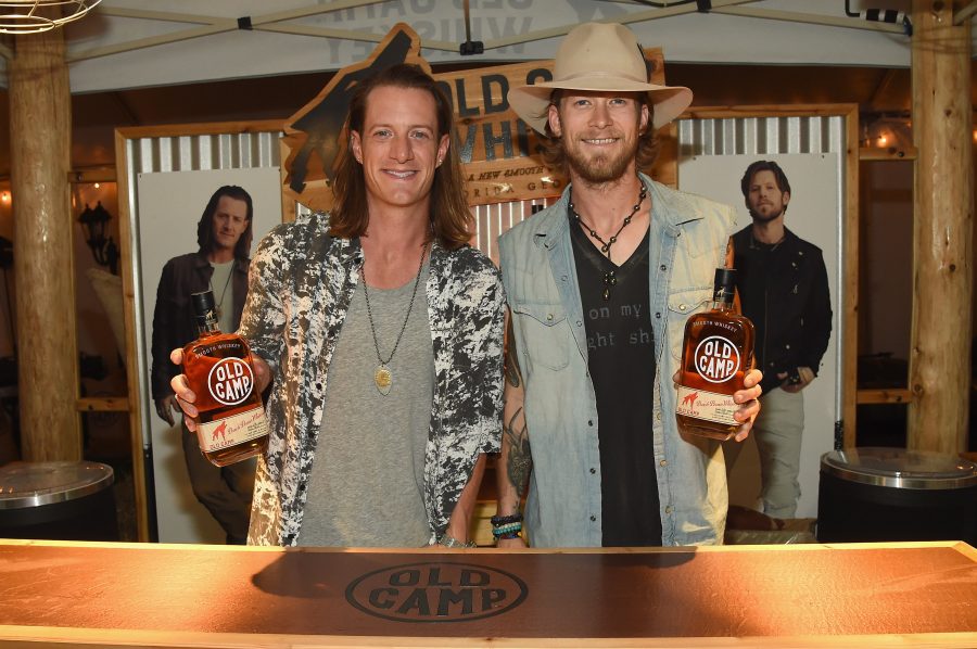 HOLMDEL, NJ - AUGUST 04: Florida Georgia Line launches Old Camp Peach Pecan Whiskey on August 4, 2016 in Holmdel City. (Photo by Rick Diamond/Getty Images for Old Camp Peach Pecan Whiskey )