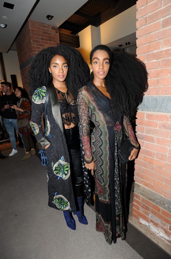 NEW YORK, NY - OCTOBER 13: Influencers Cipriana Quann and TK Wonder attend DISARONNO Wears ETRO Launch Event at ETRO in Soho October 13, 2016 in New York City. (Photo by Brad Barket/Getty Images for Disarrono)