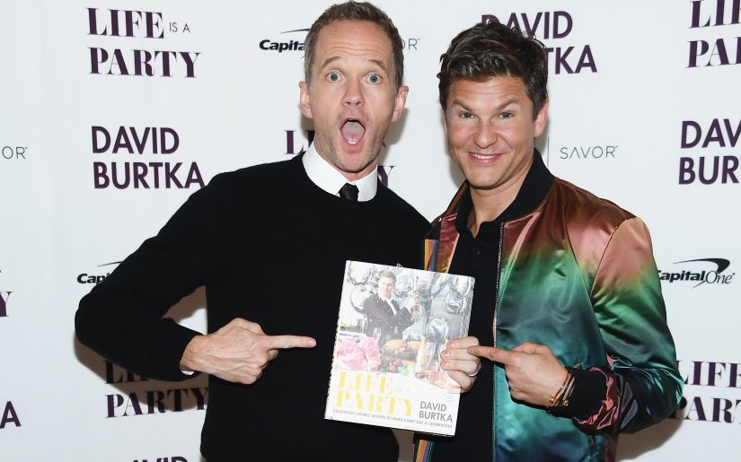 NEW YORK, NY - APRIL 15:  Cookbook author David Burtka and husband Neil Patrick Harris celebrate the launch of Life Is a Party with the Capital One Savor® credit card on April 15, 2019 at the Top of the Standard in New York City.  (Photo by Dimitrios Kambouris/Getty Images for Capital One)