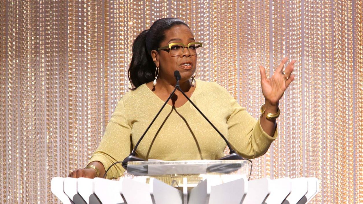 LOS ANGELES, CA - APRIL 30:  Oprah Winfrey speaks onstage during The Hollywood Reporter's Empowerment In Entertainment Event 2019 at Milk Studios on April 30, 2019 in Los Angeles, California.  (Photo by Jesse Grant/Getty Images for THR)