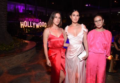 Hollywood, CA - July 22, 2019: Scout Willis, Rumer Willis and Tallulah Willis at the Premiere After Party of Sony Pictures’ "Once Upon A Time In Hollywood" at The Hollywood Roosevelt.  (Photo by Stewart Cook/for Sony Pictures/Shutterstock)