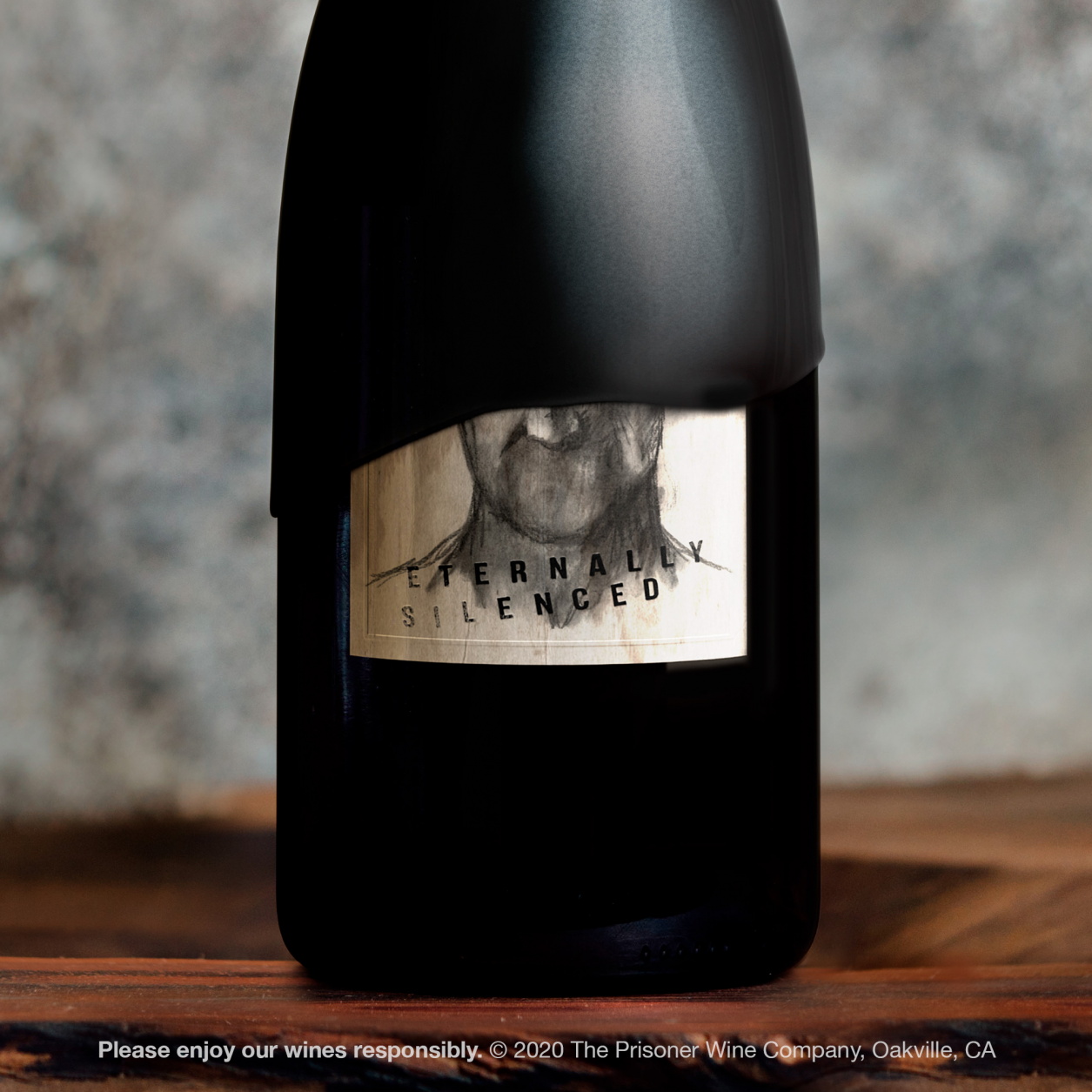 High-Res PNG- Label Eternally Silenced Pinot Noir 750ml PDP Image - Master Brand